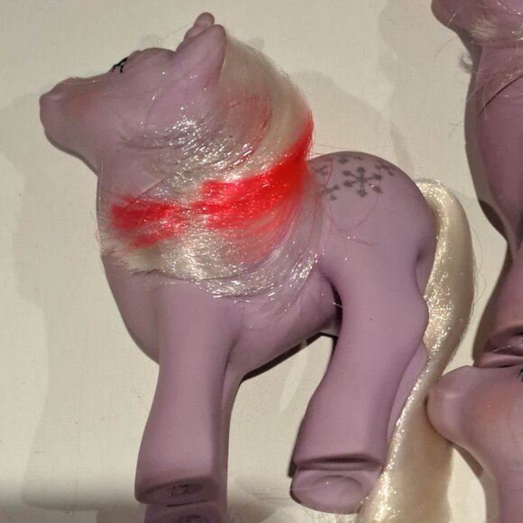 Lot of 5 vintage my little pony Powders MLP G1 toy horses - Picture 8 of 9